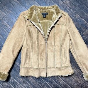 Calvin Klein Jeans Tan Teddy Jacket